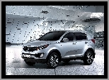 Kia Sportage, Srebrny, SUV